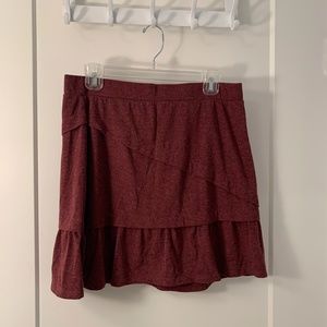 Medium burgundy skirt from Prana.